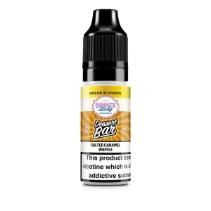 Dinner Lady Dessert Bar – Salted Caramel Waffle Bar Salt E-Liquid