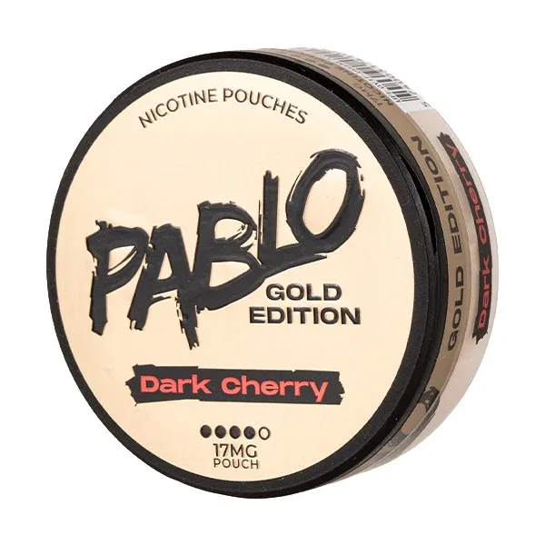 Dark Cherry Gold Edition Nicotine Pouches by Pablo
