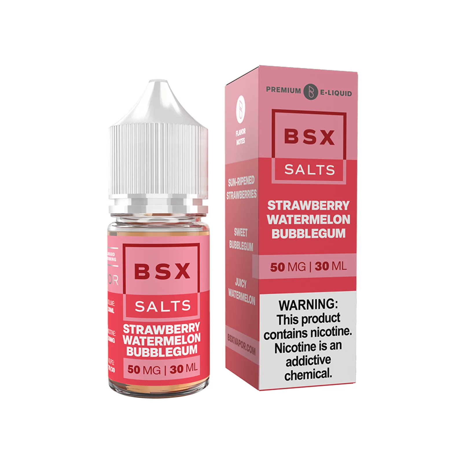 Glas BSX Salt Strawberry Watermelon Bubblegum eJuice