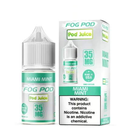 Miami Mint Pod Juice x Fog Pod Salts 30mL