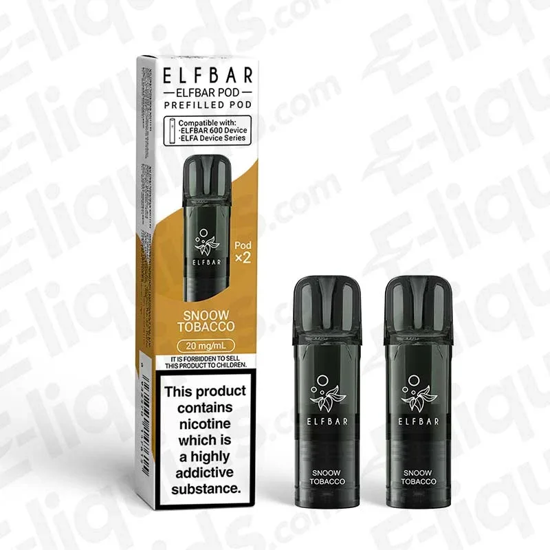 ELF BAR 600 Snoow Tobacco Prefilled Pod