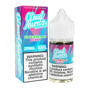 Iced Watermelon Berry by Cloud Nurdz TFN Salts E-Liquid 30ml
