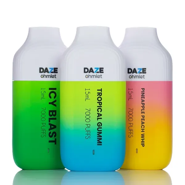 7 Daze Ohmlet 7000 Puffs Rechargeable Disposable Vape - 15ML (DISCONTINUED)