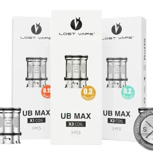 LOST VAPE UB Max Replacement Coils (Pack of 3)
