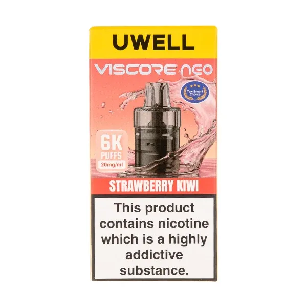Strawberry Kiwi Viscore Neo 6K Prefilled Pod + Refill by Uwell