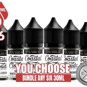 Coastal Clouds Salt Bundle 6x30ml (180ml)