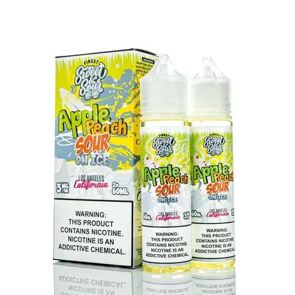 The Finest E-Liquid - Sweet & Sour - Apple Peach Sour On Ice - 120ml (DISCONTINUED)