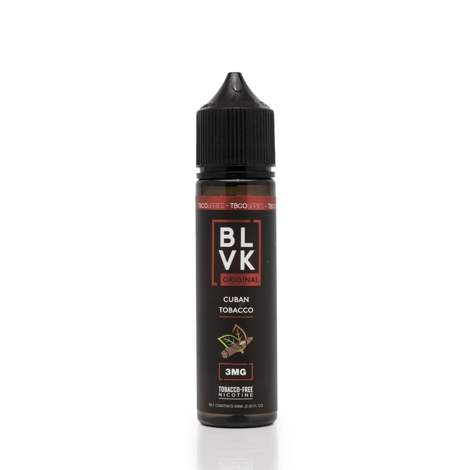 BLVK E-Liquid - Cuban Tobacco - 60ml