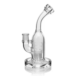 8" Ergonomic Rose Water Pipe Glass Dab Rig