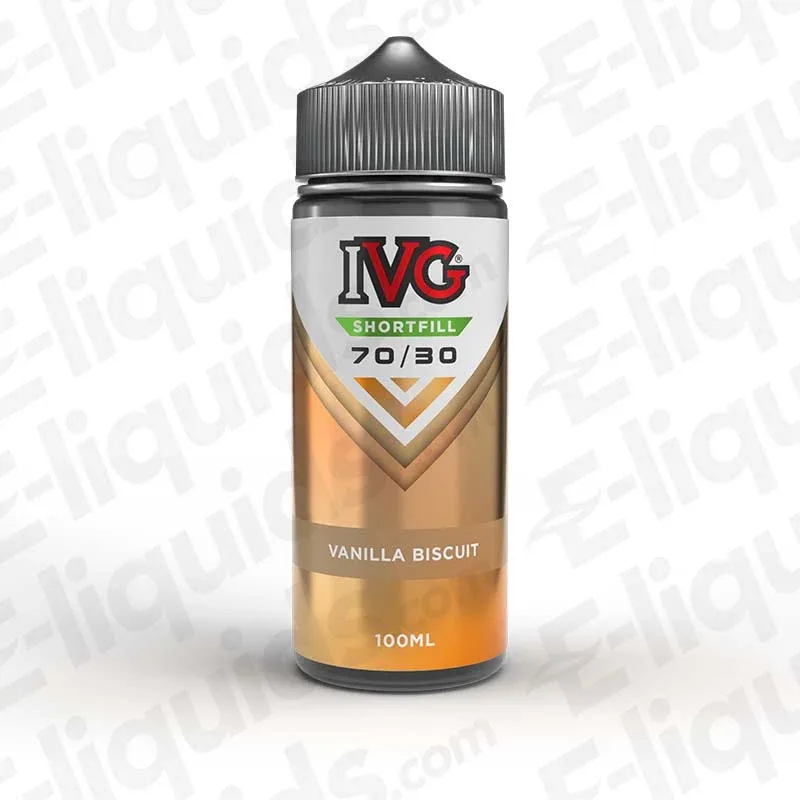 IVG Vanilla Biscuit 70/30 100ml Shortfill