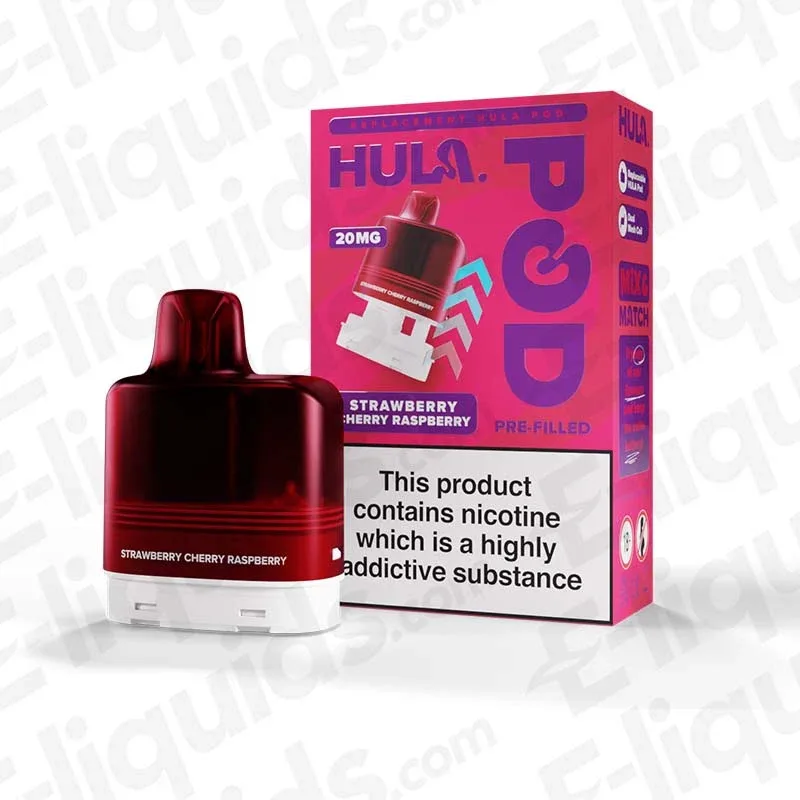 HULA Strawberry Cherry Raspberry Prefilled Pod