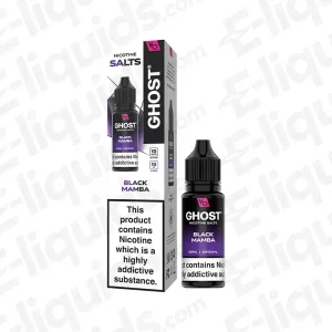Vapes Bars Ghost Black Mamba Nic Salt
