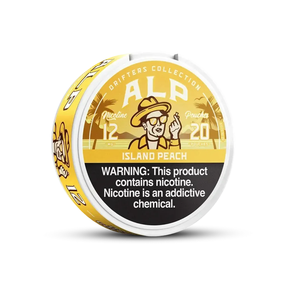 Island Peach - ALP Nicotine Pouches - 20ct - Image 2