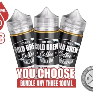 Nitro's Cold Brew E-Liquid Bundle 3x100ml (300ml)