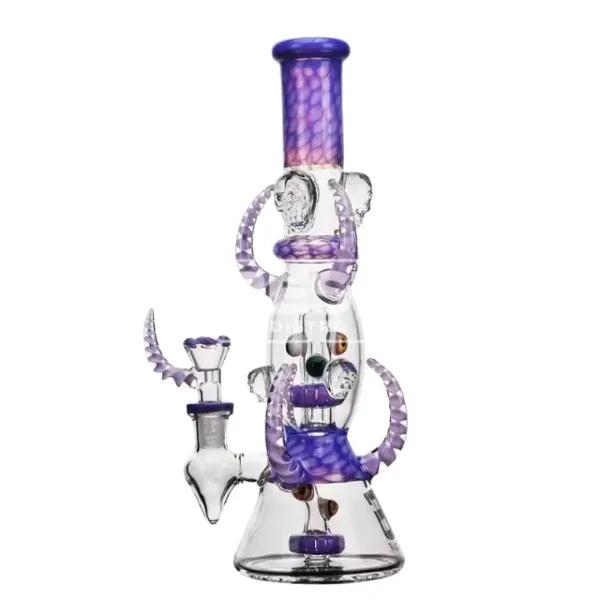 10.5" Garden of Eden Heady Glass Water Pipe - Image 2
