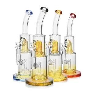 Golden Fortress Glass Piece 11.5"