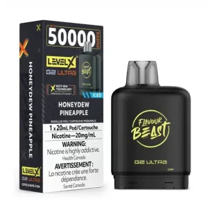 Level X Flavour Beast G2 Ultra Honeydew Pineapple Iced (6/box)