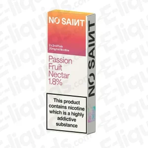 NO SAINT Passion Fruit Nectar Prefilled Pod