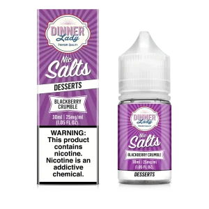 Blackberry Crumble SALT - Dinner Lady - 30mL