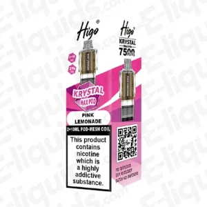 Higo Krystal Max Pink Lemonade Prefilled Pods