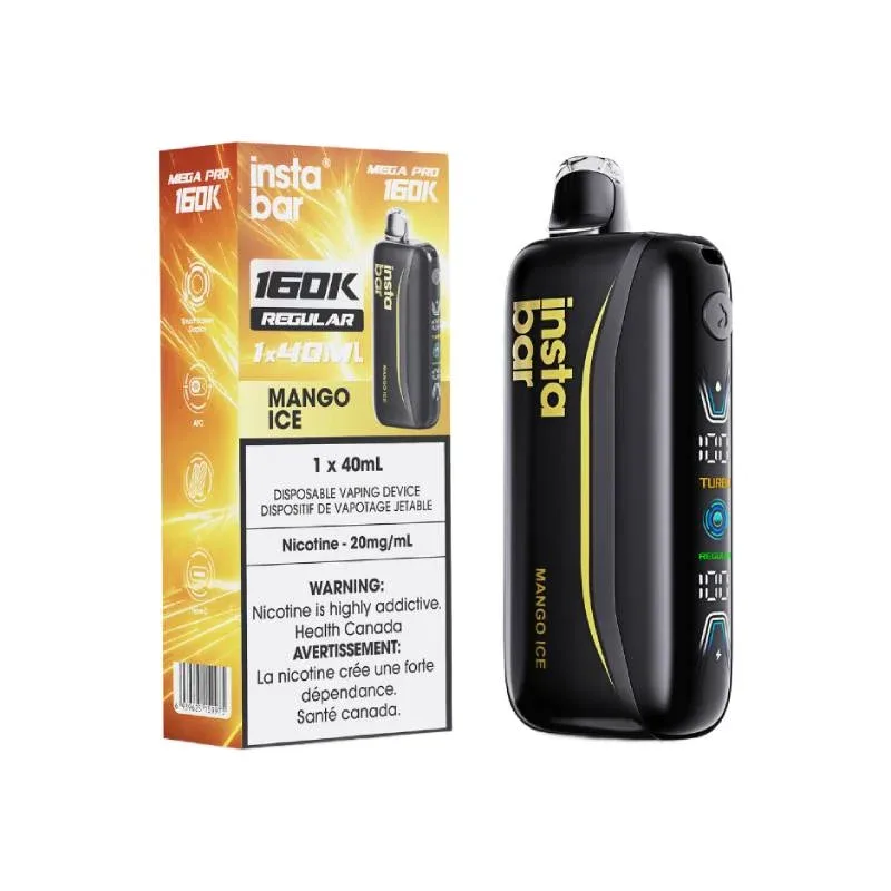 Insta Bar Mega Pro 160K - Mango Ice Disposable Vape