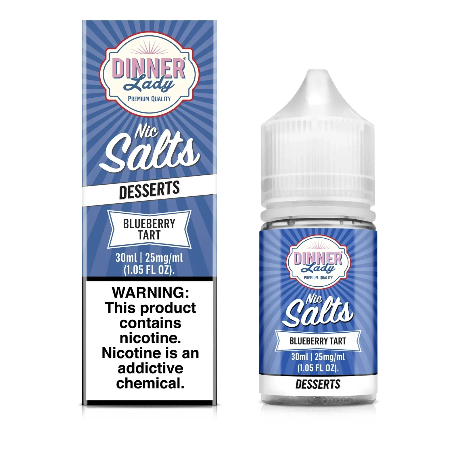Blueberry Tart SALT - Dinner Lady - 30mL