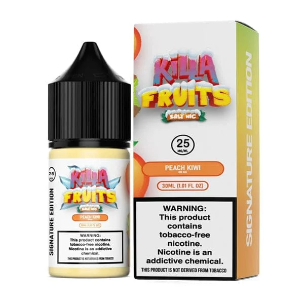 Peach Kiwi on Ice by Killa Fruits Signature TFN Salts Series 30mL