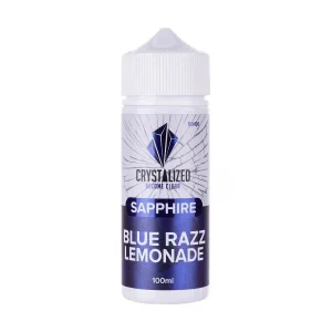 Sapphire Blue Razz Lemonade 100ml (50/50) Shortfill E-Liquid by Crystalized