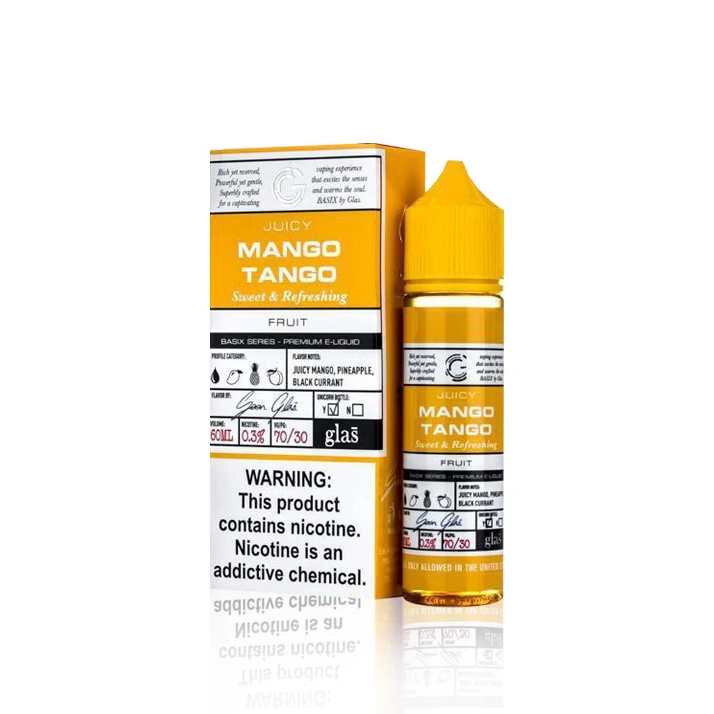 Glas Basix Series E-Liquid - Mango Tango - 60ml