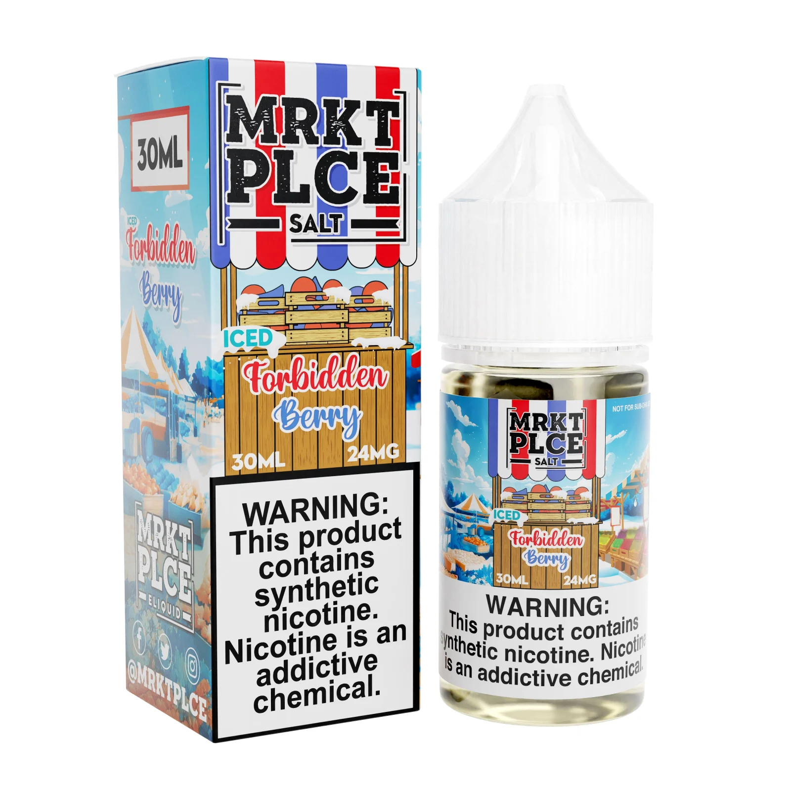 Iced Forbidden Berry by MRKT PLCE Salts 30mL