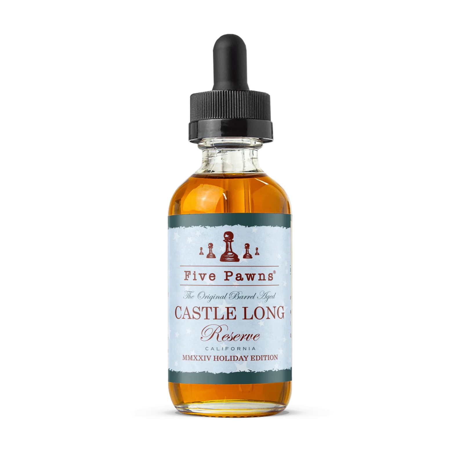 Castle Long Reserve Limited Holiday Edition - Five Pawns - 60mL - Image 2