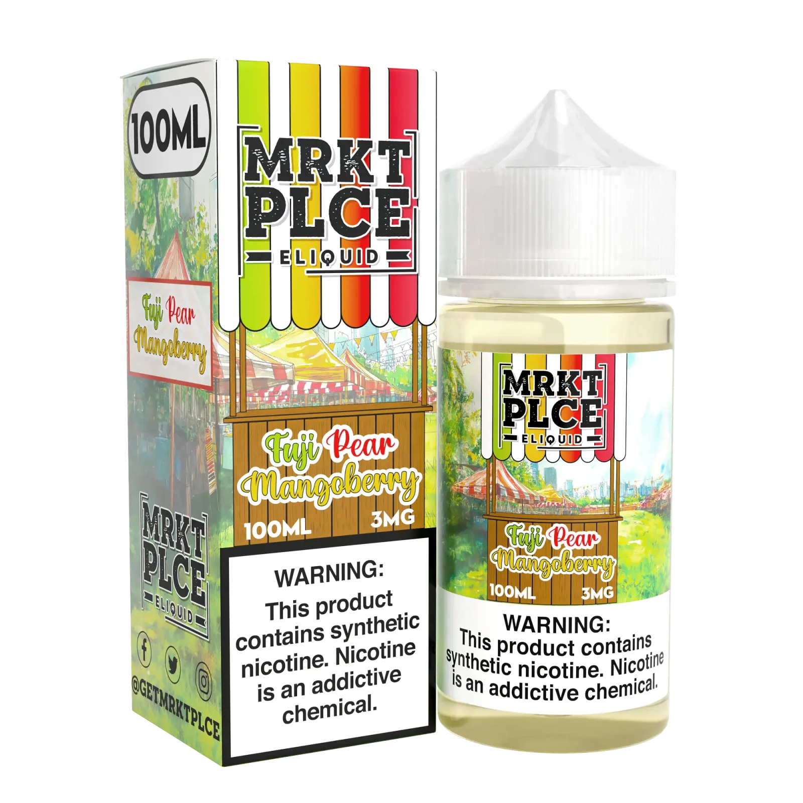 MRKT PLCE Fuji Pear Mangoberry Vape Juice