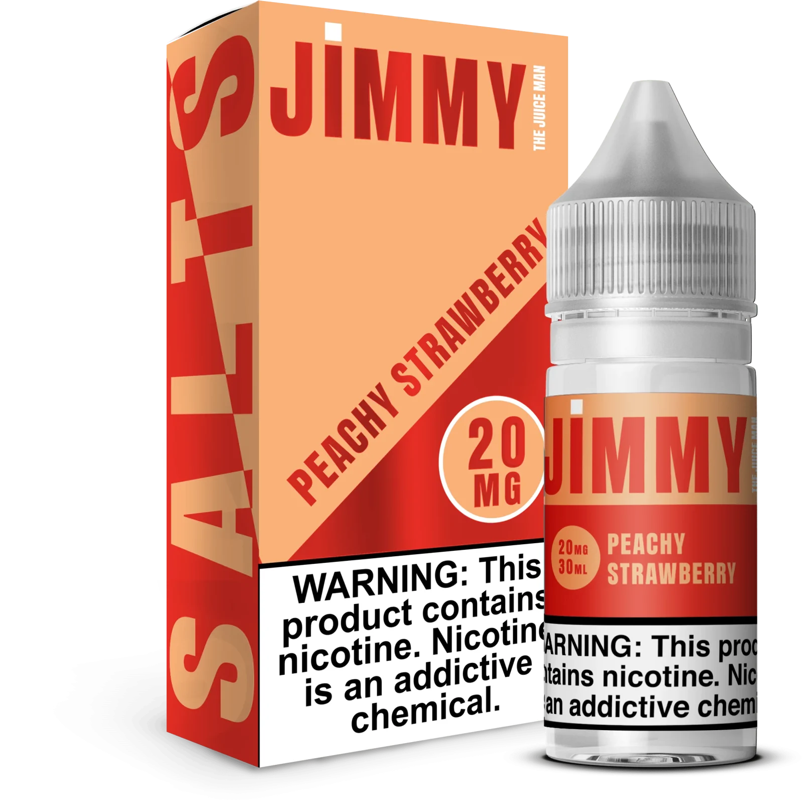 Peachy Strawberry SALT - Jimmy The Juice Man - 30mL
