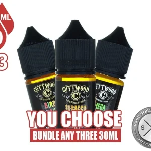 Cuttwood E-Liquid Salt Nic Bundle 3x30ml (90ml)