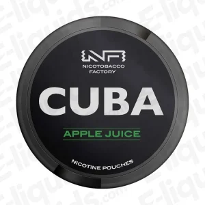 CUBA Black Apple Juice Nicotine Pouches