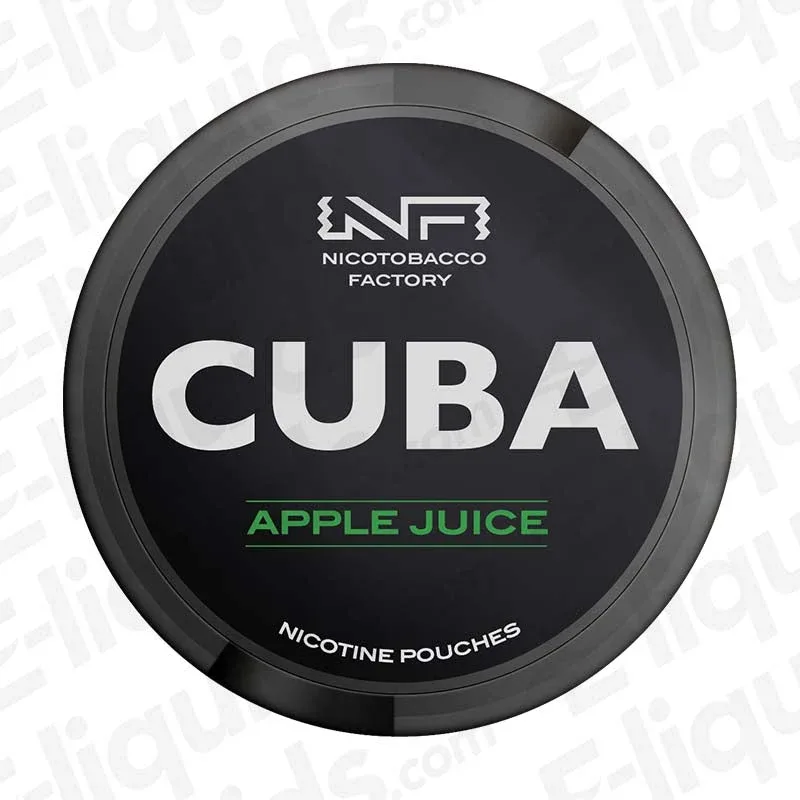 CUBA Black Apple Juice Nicotine Pouches