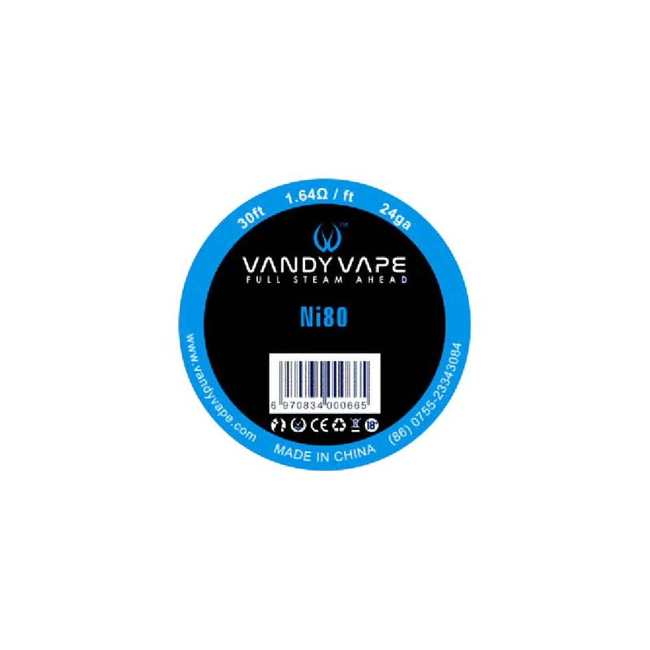 Vandy Vape Build Wire (Wire Spools)(30ft) Ni80