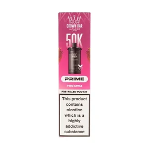 Two Apple 50K Hypermax Prime Prefilled Pod + Refill by Al Fakher