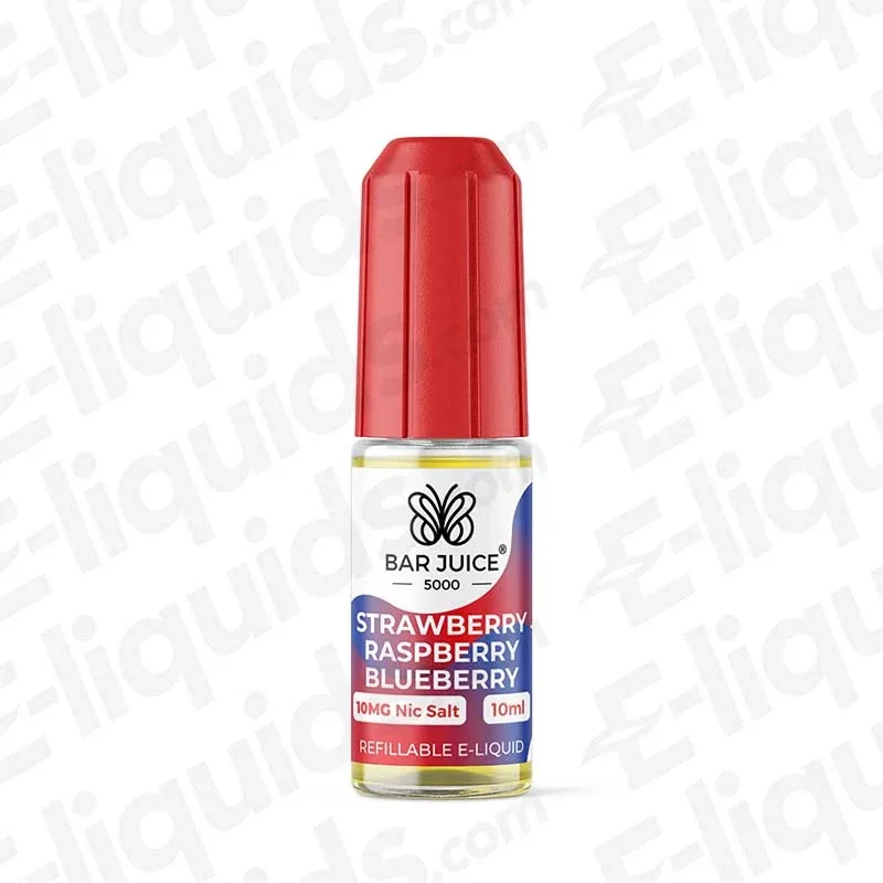 Bar Juice 5000 Nic Salts Strawberry Raspberry Blueberry - Image 2