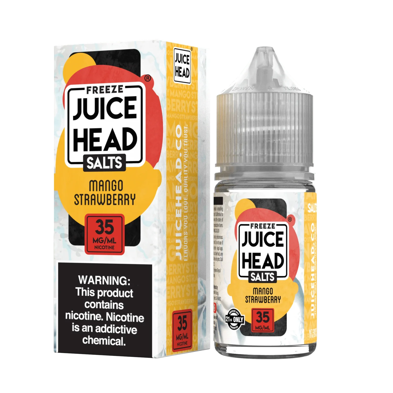 Mango Strawberry FREEZE SALT - Juice Head - 30mL
