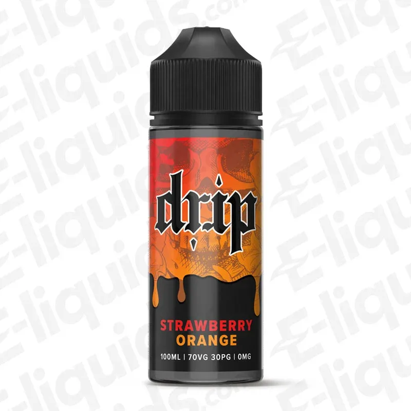 Drip Strawberry Orange 100ml Shortfill Vape Juice