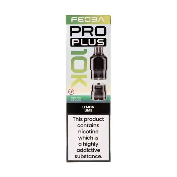 Lemon Lime Pro Plus 10K Prefilled Pod + Refill by Feoba