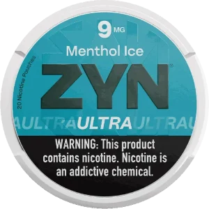 Menthol ICE - ZYN Ultra Nicotine Pouches - 20ct