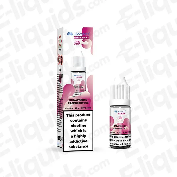 Hayati Pro Max Strawberry Raspberry Ice Nic Salt