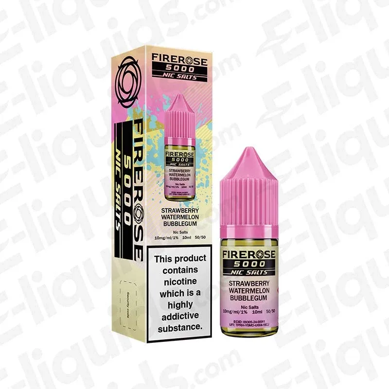 Elux Firerose 5000 Strawberry Watermelon Bubblegum Nic Salt