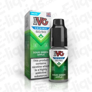 IVG Sour Green Apple 50/50 Vape Juice