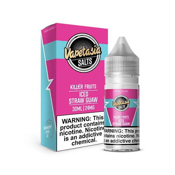Vapetasia Killer Fruits Salt Iced Straw Guaw eJuice