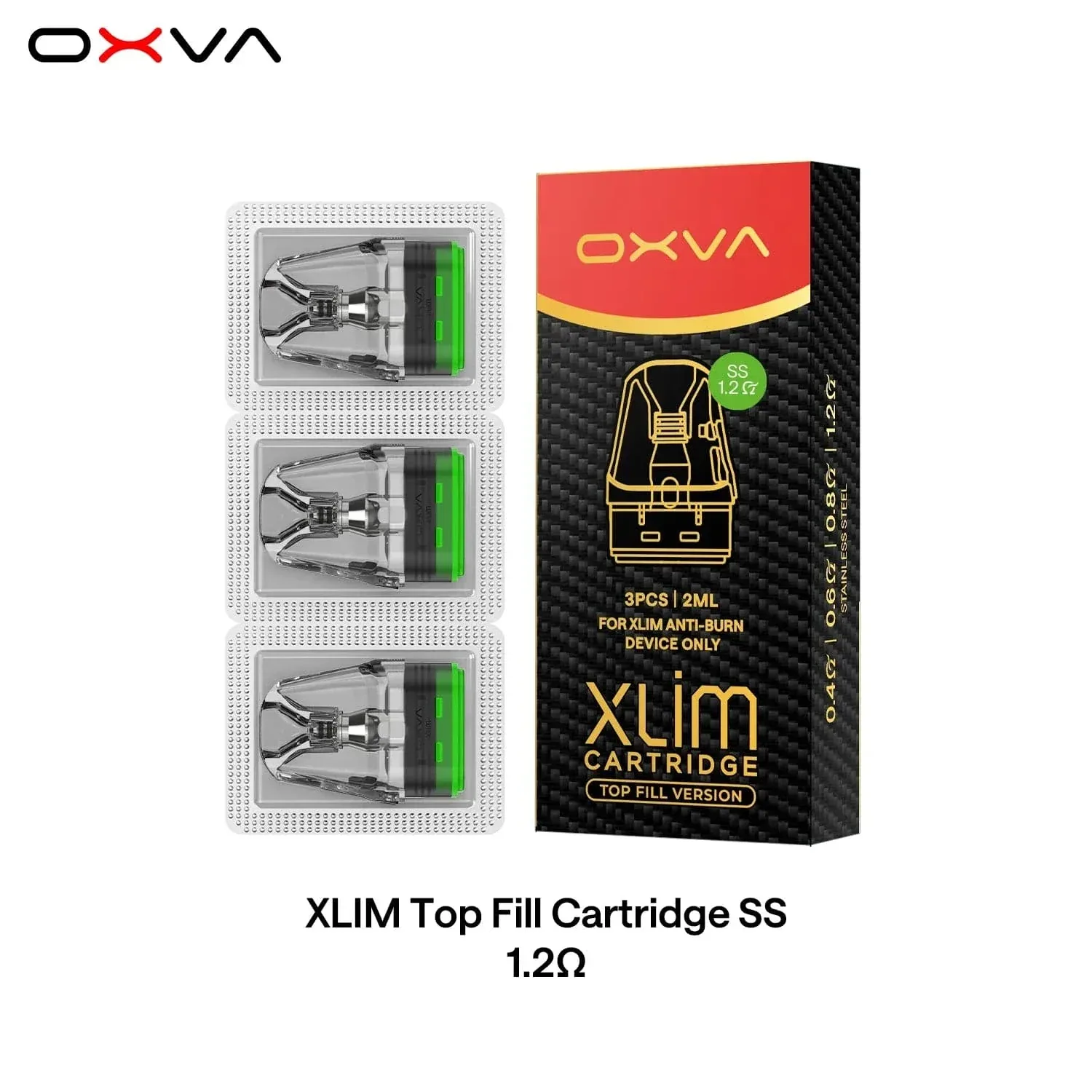 OXVA XLIM Top-Fill Stainless Steel Replacement Pods - Image 2