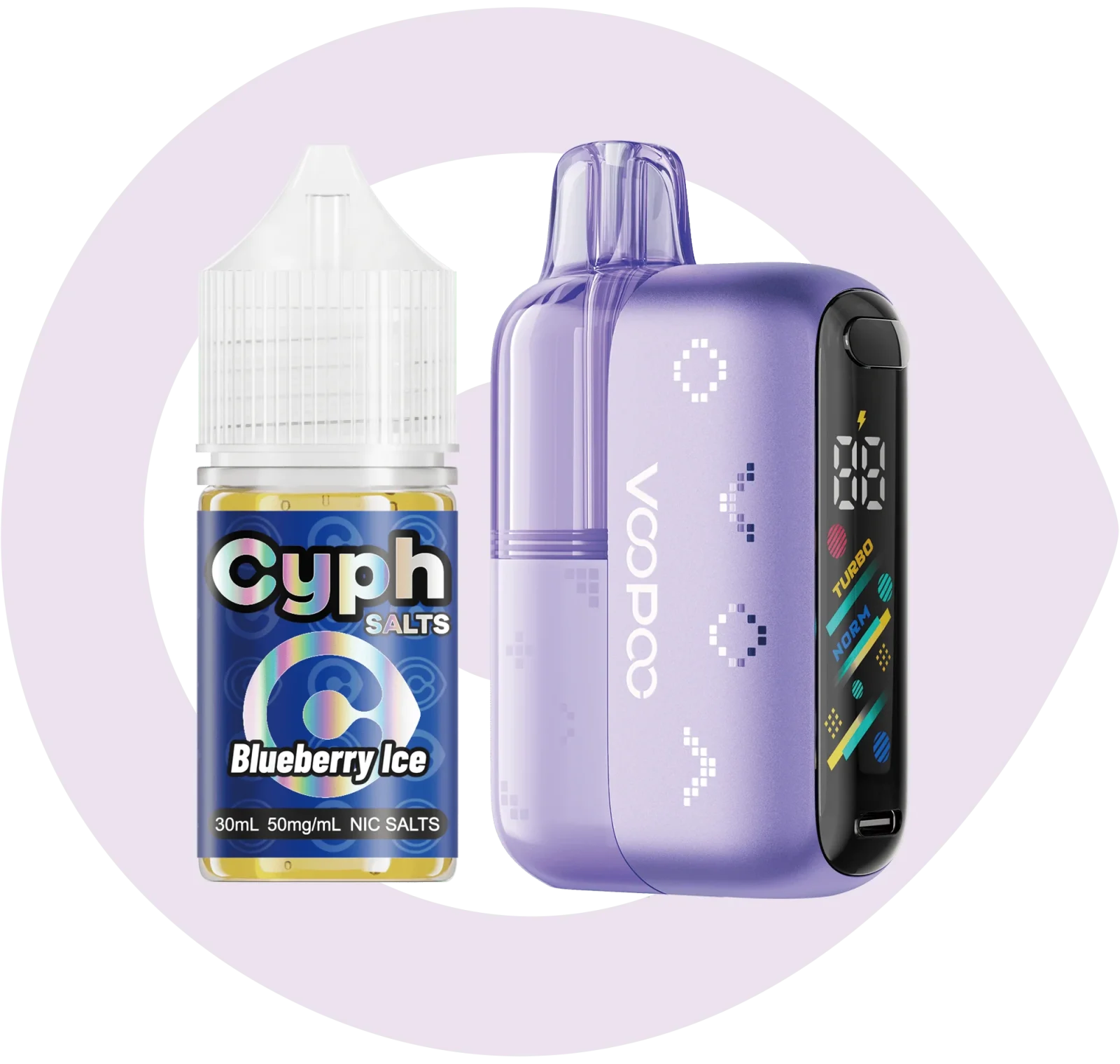 VOOPOO NAVI 80K Kit X Cyph Salts Bundle - Image 2
