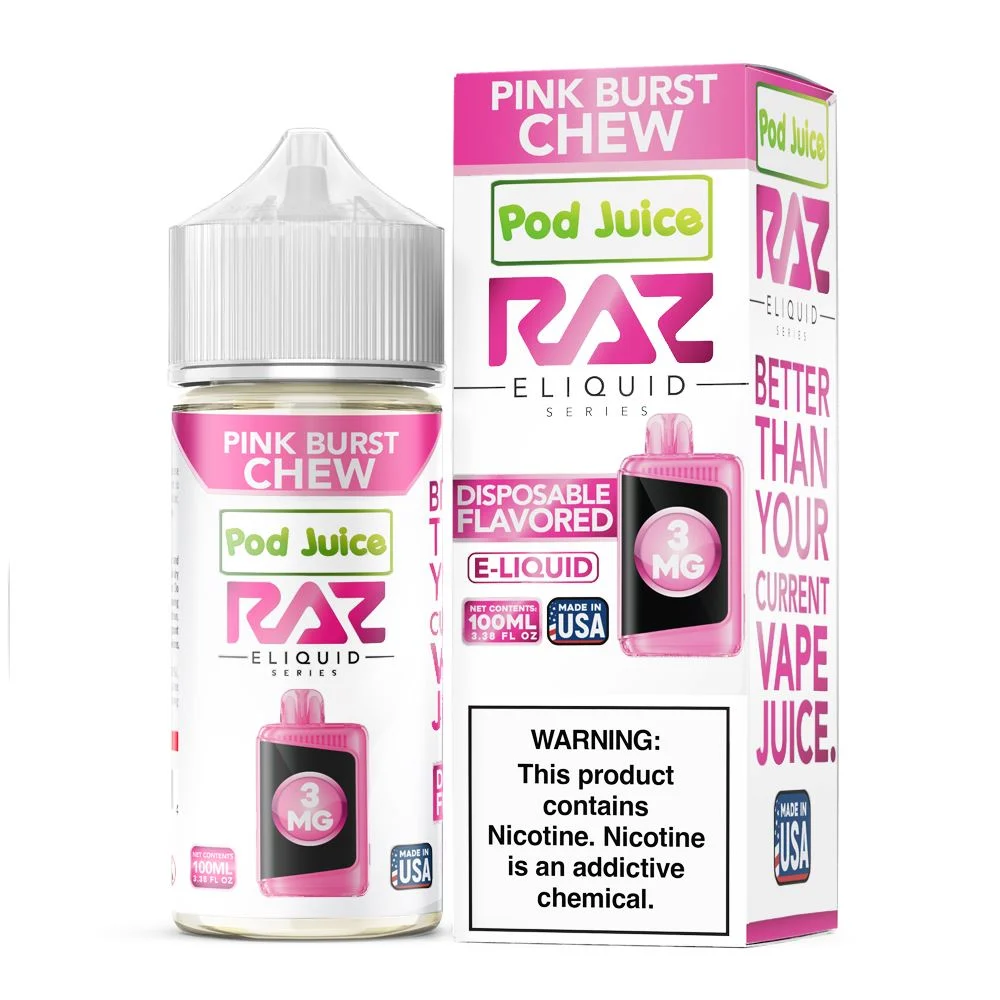 Pink Burst Chew | Pod Juice x RAZ | 100mL